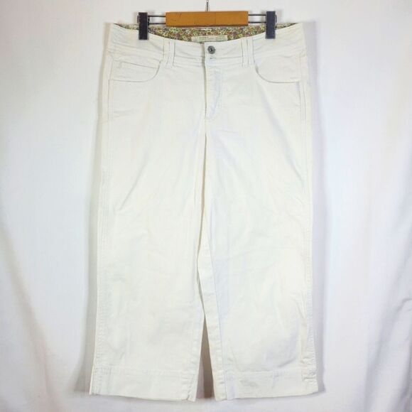 Denver Hayes White Capri Trousers - Picture 1 of 13